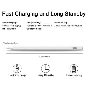 Stylet pour Écran <span class=keywords><strong>Tactile</strong></span> Compatible avec les Téléphones/Tablettes Android & iOS Charge Rapide Stylet Universel pour iPhone/iPad/Tab A9+ - Product Image 3