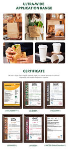 <span class=keywords><strong>Bolsa</strong></span> de Papel Kraft Marrón <span class=keywords><strong>para</strong></span> Cine, Apta <span class=keywords><strong>para</strong></span> Alimentos, Resistente a la Grasa, <span class=keywords><strong>para</strong></span> Galletas, Chocolate, <span class=keywords><strong>Palomitas</strong></span> de Maíz <span class=keywords><strong>para</strong></span> <span class=keywords><strong>Microondas</strong></span>, con Ventana Transparente - Product Image 5