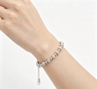 ITA Chaînes à perles en acier inoxydable étanches, Bijoux en acier inoxydable, Bracelets pour femmes, Bracelet chaîne, Vente en gros