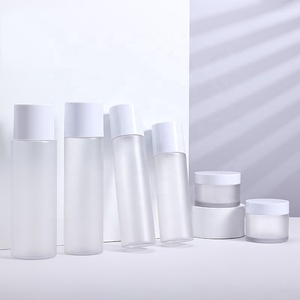 De lujo de 100ML 120ML 150ML 200ML 250ML de tóner vacíos de plástico esmerilado botella de PET para embalaje cosmético - Product Image 1