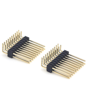 Conector de pines de paso de 1.27mm, doble fila, ángulo recto, H:2.0mm, 2*10P - Product Image 1