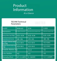 Résine époxy de scellement et de revêtement électronique transparente 616 E54 modifiée, anti-corrosion, à faible viscosité, de qualité électronique, de Nantong