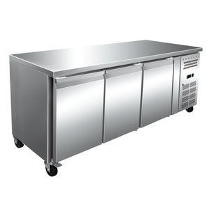 Réfrigérateur sous le comptoir en acier inoxydable de style européen Équipement de cuisine commercial direct d'usine Cuisine réfrigérée - Product Image 4