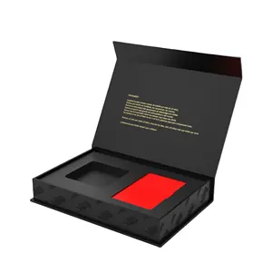 2024 הדפסת לוגו מותאם אישית מגמטית מגנטית קופסת מתנה קשיחה קופסת אריזת נייר עם קצף קופסאות נייר מתנה יוקרתיות