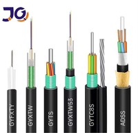 Kabel Serat Optik Berlapis Baja Bergelombang GYTA33/GYTA53 untuk Luar Ruangan G652D/G657A1/G657A2 12/24/48 Core Stranded Conductor