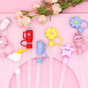 Abalorios de paja reutilizables, accesorios para tazas, puntas de pajita de silicona para beber, tapas, tapas, tapa para vaso de 40oz y 30oz - Product Image 2