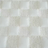 Factory-Source Veste matelassée Tissu Rayures 75d Doublure en coton imperméable tricoté avec motif à carreaux et design teint