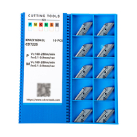 Inserts de coupe en carbure KNUX CNC de haute qualité KNUX 160405L11/KNUX 160405R11 avec revêtement PVD, dureté HRC45 pour