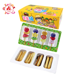 Fruit String Shaped Cup Black and <strong>White</strong> <strong>Chocolate</strong> Jam with <strong>Finger</strong> Biscuit Sticks - Product Image 1