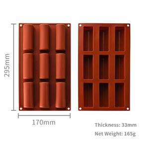 3D Cấp Thực Phẩm <span class=keywords><strong>Silicone</strong></span> Khuôn Nướng Không Dính Lò An Toàn Dễ Dàng Phát Hành Hình Chữ Nhật Bánh Bánh Mì Khuôn Cho Nướng Món Tráng Miệng - Product Image 6