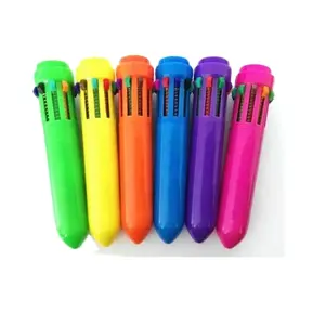 사무실 학용품 학생 어린이 선물 1 볼펜 다색 펜으로 10 색 멀티 컬러