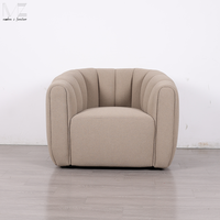 Fauteuil de luxe moderne, fauteuil vintage, chaise longue, fauteuil de salon, fauteuil confortable simple, fauteuil en velours personnalisé, fauteuil de loisirs avec accoudoirs