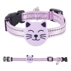 Localizador Inteligente Impermeable y Reflectante Antipérdida, Rastreador <span class=keywords><strong>GPS</strong></span> para Mascotas, <span class=keywords><strong>Collar</strong></span> para Gatos, Compatible con Apple IOS - Product Image 2