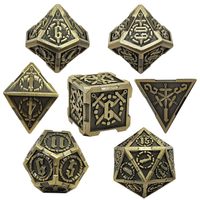 Accessoires de jeu de société Cool & Unique Dungeons & Dragons Personnalisables Nouveau Style Dés polyédriques du MDN en alliage de zinc en métal massif