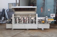 Fabrication de meubles de menuiserie 6 fonctions avec machine à plaquer les chants automatique à double coupe
