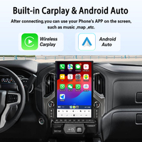 Autoradio Android 17,2 pouces Chevrolet Silverado GMC Sierra 2019-2024 Lecteur multimédia DSP Écran partagé GPS Caméra OEM Son 1 an