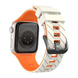 เหมาะสำหรับแอปเปิ้ลวอทช์สายนาฬิกาซิลิโคนแนวสปอร์ตผ้าทอลายทแยงรุ่น9876543210เป็นพิเศษ - Product Image 3