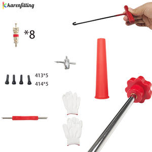 Kits de réparation de tiges de valve de pneu, 23 pièces, avec outil d'installation et de démontage, pour pneus de voiture et de camion sans chambre à air - Product Image 2