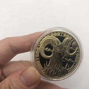 Monete da Collezione Personalizzate dei 12 <span class=keywords><strong>Segni</strong></span> Zodiacali Placcate in Oro - Product Image 6