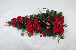 Bonne vente personnalisée artificielle de Noël larme Swag décoration Pvc fleur artificielle décor Swag - Product Image 4