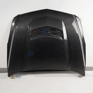BENSNEES, capó delantero negro personalizado de fibra de carbono Real para Cadillac <span class=keywords><strong>ATSV</strong></span> 2014 2015 2016 <span class=keywords><strong>2017</strong></span> 2018, actualización de capó de carbono - Product Image 6