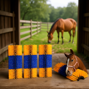 ชุดแปรงขัดตัวม้า 6 ชิ้น ขนาดใหญ่ พร้อมสกรู 12 ตัว สำหรับบรรเทาอาการคันที่หลัง ดูแลขนและทำความสะอาด - Product Image 2