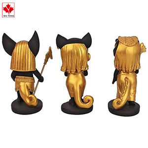 Statua dipinta a mano statuette in resina di divinità egizia personalizzate in fabbrica - Product Image 4