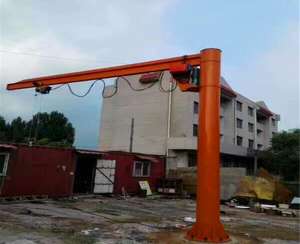 Grúa de Columna Móvil Manual con Polipasto Eléctrico de Cable Metálico - Product Image 5