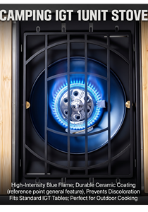 <span class=keywords><strong>Fornello</strong></span> da <span class=keywords><strong>Campeggio</strong></span> IGT Orangegaz 1 Unità, Bruciatore Portatile Facile da Installare nel Tavolo, 5000W Alta Potenza, <span class=keywords><strong>Fornello</strong></span> da Turismo - Product Image 4