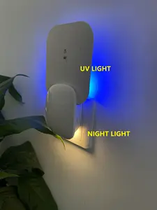 White1PACK Fly Sticky Wall Pest Repelente Interior UV LED Insectos Pegamento Trampa por Dayoung