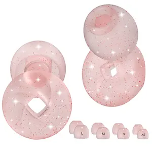 4 Sizes Soundproof Quiet Sleeping Safety Swimming Working Silicone Sleep Earplugs Ear Plugs