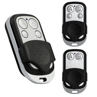 Interruptor Remoto Universal de Metal de 433MHz para Luces, Automatización Inalámbrica de Portones, Transmisor con Anillo Plateado, Venta al Por Mayor OEM
