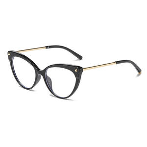 Thời trang mới kim loại + PC hợp thời trang kính khung photochromic chống ánh sáng màu xanh kính unisex đa năng Kính - Product Image 2