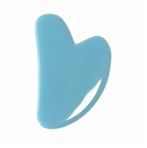 Vật liệu thủy tinh độc đáo hearted hình Turquoise màu gua SHA công cụ - Product Image 1
