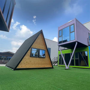 Chalet Prefabbricato di Lusso a Forma di A in Legno, Abitazione Portatile con Design Flat Pack - Product Image 3