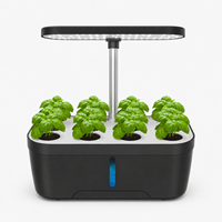 Lampes de culture LED hydroponiques ScienGarden, mini-jardin d'intérieur intelligent, moderne, léger en ABS, 15W, pots de fleurs nutritifs A+B
