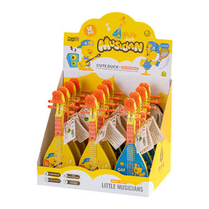 Guitare jouet éducative pour bébé, best-seller, personnalisée, dessin animé, ensemble d'instruments <span class=keywords><strong>de</strong></span> <span class=keywords><strong>musique</strong></span> pour enfants, plastique, fonctionne sur piles, 12 pièces - Product Image 1