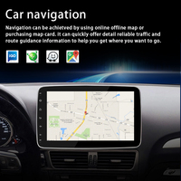 Lecteur multimédia de voiture rotatif à 360 degrés, écran tactile de 9 pouces avec navigation, caméra de recul