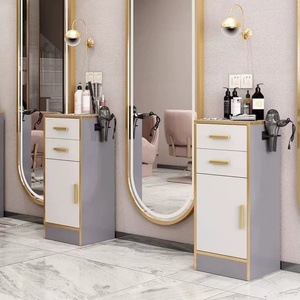 Armoire à outils de barbier, table à outils spéciale pour salon de coiffure, armoire à tiroirs de type étagère pour salon de beauté - Product Image 2