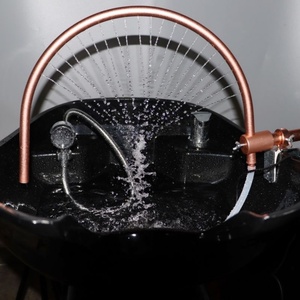 Zxm Salon Equipment Hair Washing Sink With <b>Accessories</b> Adjustable Height Water Circulation Head Therapy Spa Head - Product Image 3