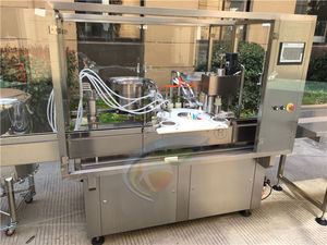 เครื่องบรรจุฝาปิดตาแบบของเหลวขวดพลาสติกทรงกลมขนาด5มล. 30มล. ปิด5% อัตโนมัติ - Product Image 4