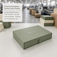 Boîte cadeau coulissante rigide vert sauge avec feuille d'argent pour huile capillaire, impression personnalisée, robuste, recyclable, qualité supérieure, vente en gros, directement de l'usine