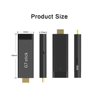El Más Nuevo y Económico Dispositivo de TV Inteligente ATV OS G7 4k con Wifi Dual, 2G 16G, Control Remoto por Voz BT, Mini Dongle USB G7