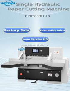 Automatische 780Mm Papiersnijmachine Enkele Hydraulische Fabriek Verkoop Nieuwe <span class=keywords><strong>Schneider</strong></span> Omron Handmatige Enkele Hydraulische Papiersnijder - Product Image 2