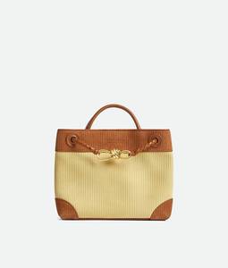 Sac à main Bottega BV Andiamo en daim bicolore avec effet velours côtelé, doté d'un détail de nœud signature et d'une fermeture coulissante Veneta - Product Image 2