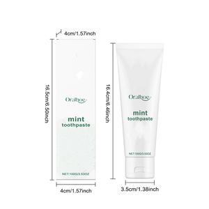 Dentifrice blanchissant à base de plantes de haute qualité 100g pour adultes Utilisation à domicile portable Soins personnels - Product Image 5