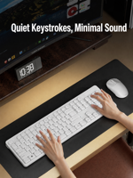 Clavier et souris sans fil MOFii X100 silencieux pour bureau, ordinateur portable, Smart TV, maison, étude, programmation