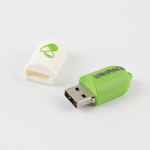 Unidad flash de PVC personalizada de la compañía farmacéutica 128GB 64GB 3D USB Memory Stick Cles 2,0 USB en forma de píldora pulgar FlashDrive - Product Image 5