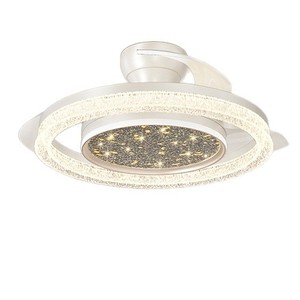Ventilador de techo invisible Dongbao con luz LED regulable, control inteligente para dormitorio, sala de estar, restaurante, con control remoto - Product Image 4