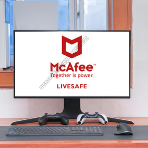 McAfee LiveSafe 1 thiết bị 1 năm phần mềm bảo mật ràng buộc tài khoản email Win OS phần mềm - Product Image 1